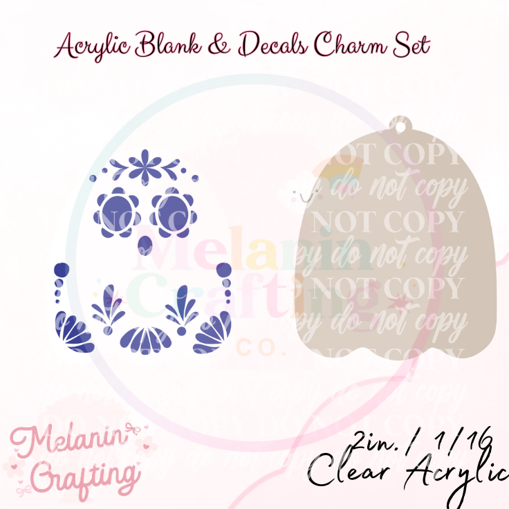 Tavalera Ghost Charm & Decal Set