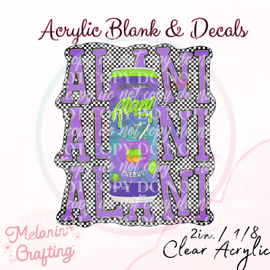 Witches Brew Repetitive Acrylic Blank & Decal Set