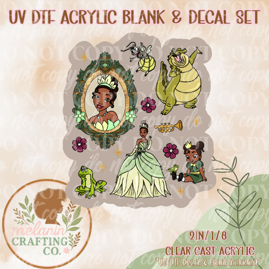 P&F Bayou UV DTF Acrylic Blank & Decal Set