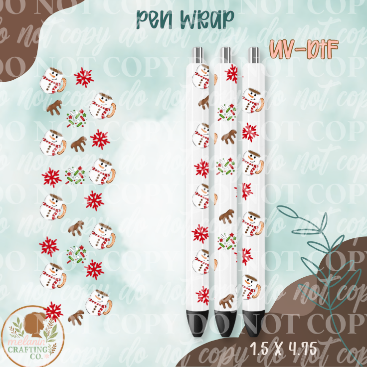 Cocoa Season UV DTF Pen Wrap