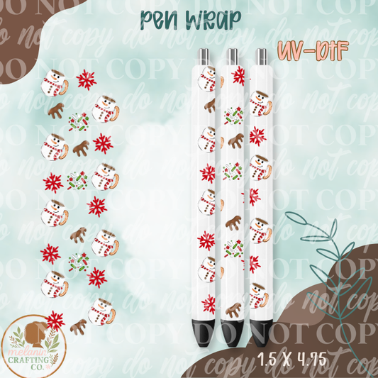Cocoa Season UV DTF Pen Wrap