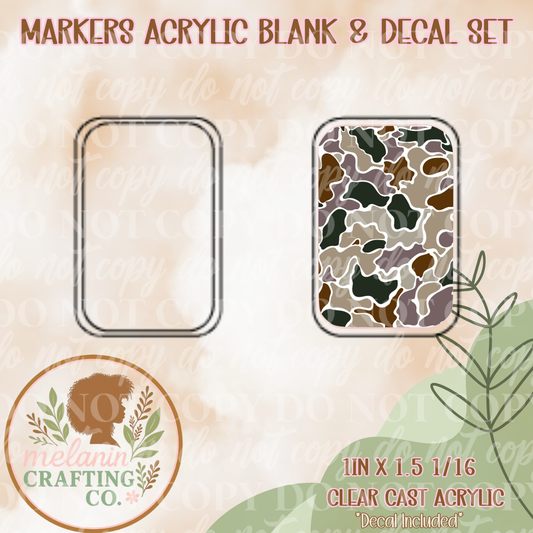 Camo Soldier X-Ray Markers Decal Included)