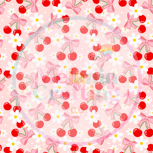 Daisy Cherries 6x6 Adhesive Vinyl