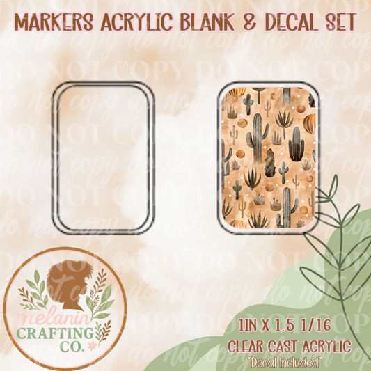 Cactus Haven X-Ray Markers Decal Included)