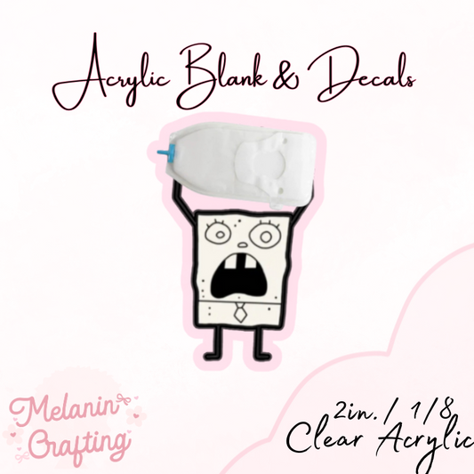 Me Hoy Minoy Male Purwick Acrylic Blank & Decal Set