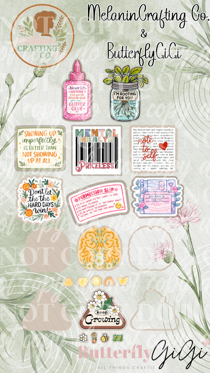 Melanin Crafting Co X Butterfly Gigi Mental Health Collab