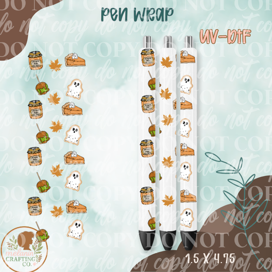 Pumpkin Butter UV Dtf Pen Wrap
