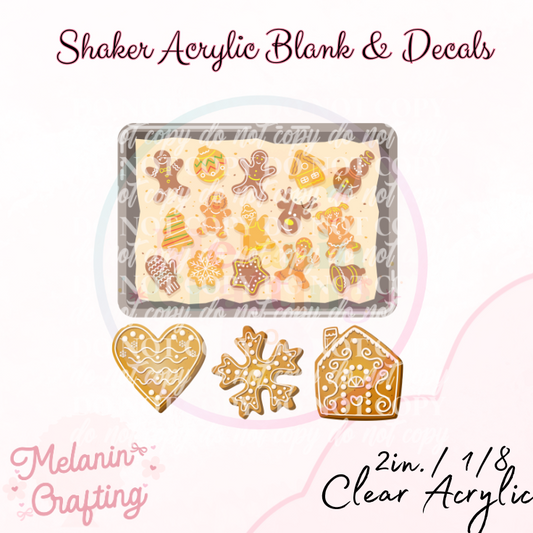 Gingerbread Cookies Shaker Kit