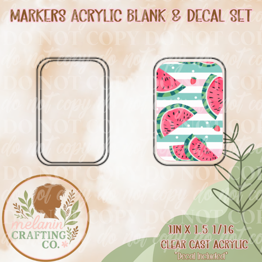 Melon Pop X-Ray Markers Decal Included)