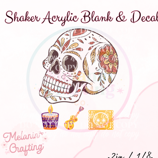 Day Of The Dead Shaker Set