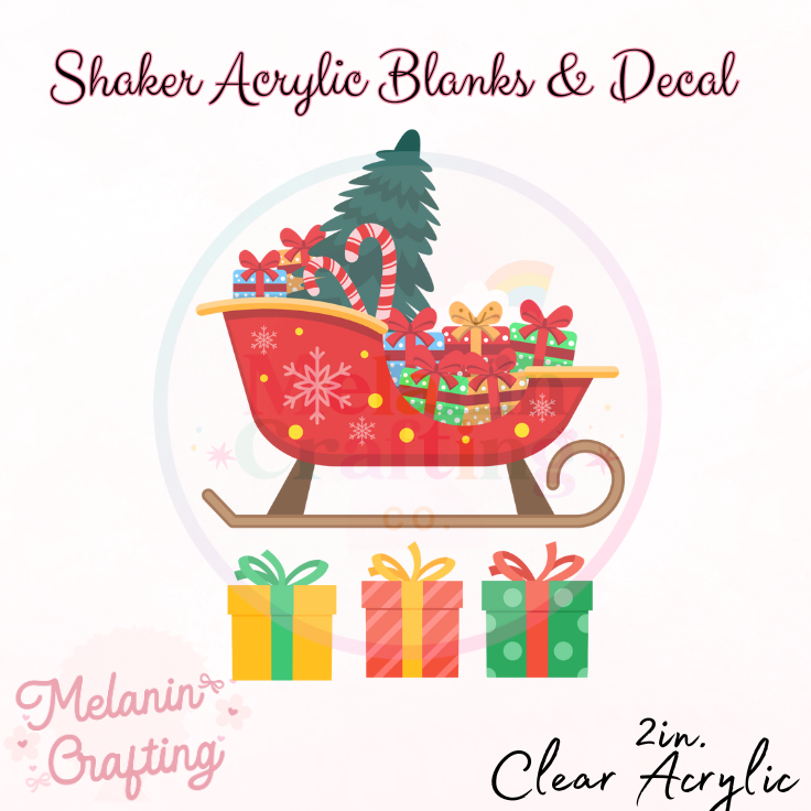 Christmas Sleigh Shaker Set