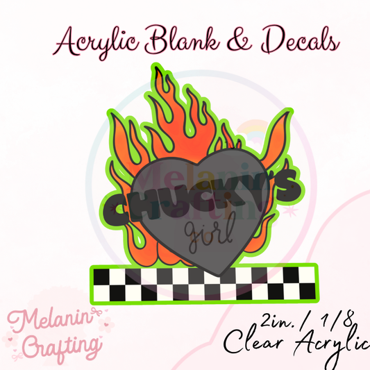 Chucky's Girl Acrylic Blank & Decal Set