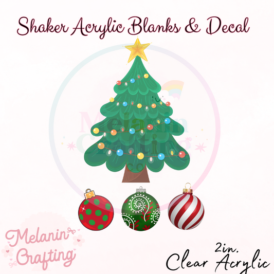 Christmas Tree Shaker Set