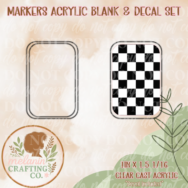 Checkered X-Ray Markers Decal Included)