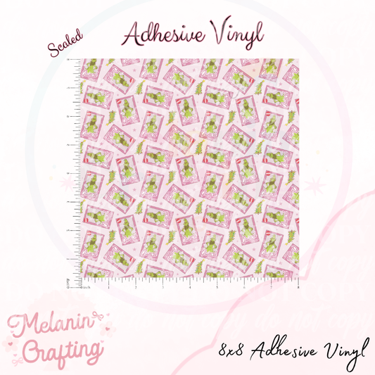 Grinch Doll Box Adhesive Vinyl