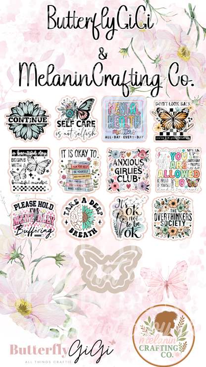 Melanin Crafting Co X Butterfly Gigi Mental Health Collab