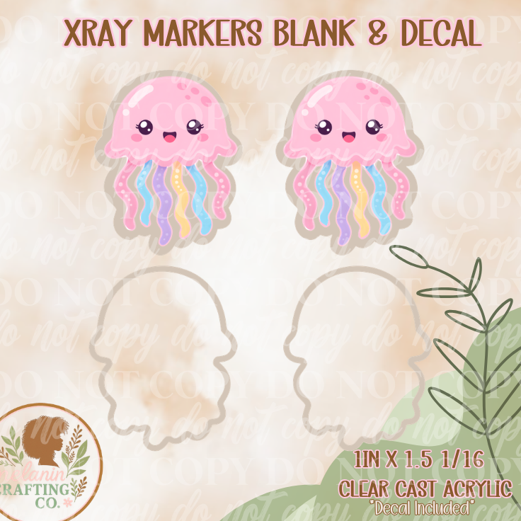 Jellyfish X-Ray Markers (Decal Included)