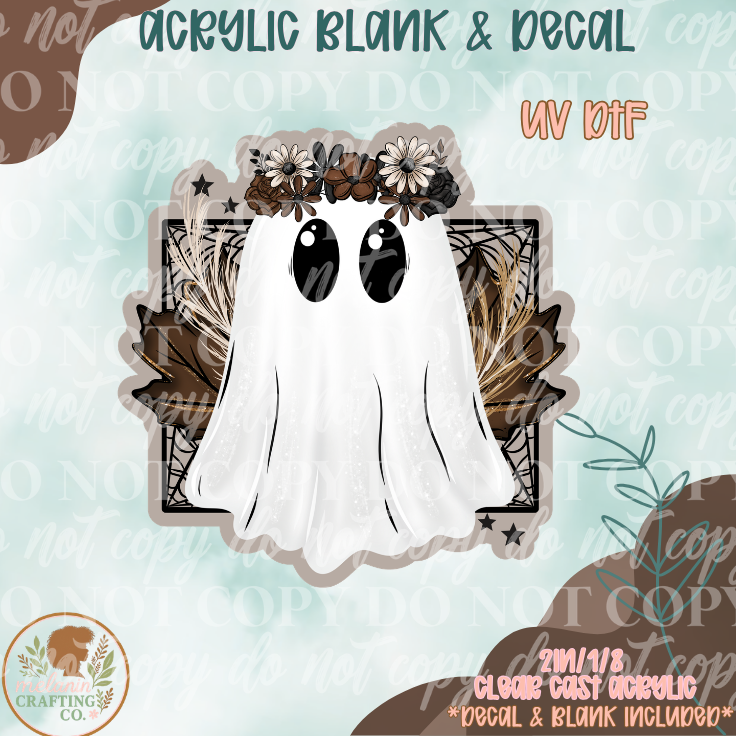 Ghostie Queen UV DTF Acrylic Blank Set