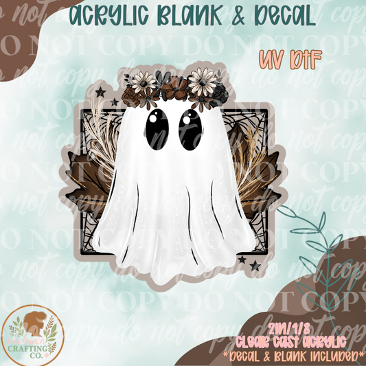 Ghostie Queen UV DTF Acrylic Blank Set