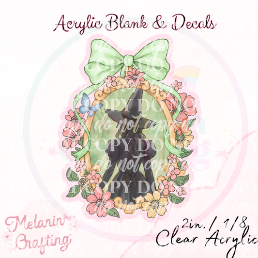 The Wicked Green Acrylic Blank & Decal Set