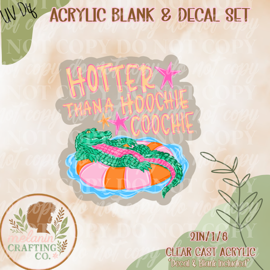 Hoochie Coochie UV DTF Acrylic Blank Set