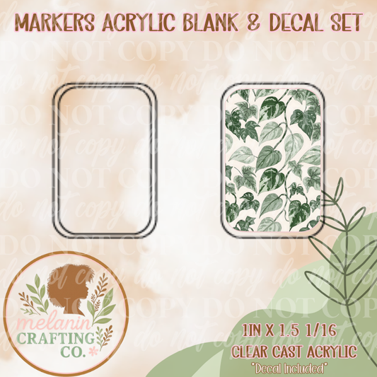 Evergreen Ivy X-Ray Markers Decal Included)