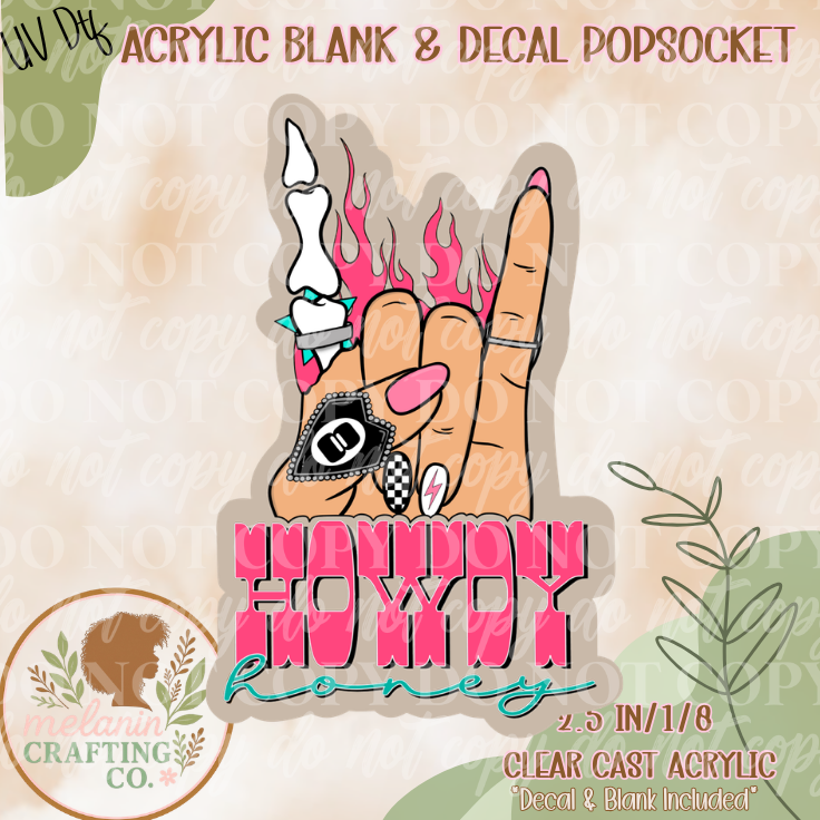 Howdy Honey UV DTF Acrylic Blank Set