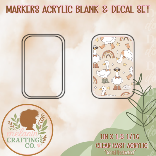 Silly Goose X-Ray Markers Decal Included)