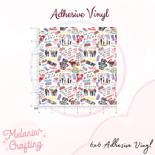 Be There For You 6x6 Adhesive Vinyl