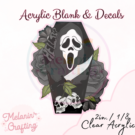 Hello GF Acrylic Blank & Decal Set
