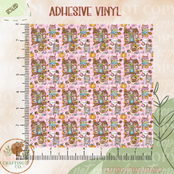 Fall Is Booked! Adhesive Vinyl