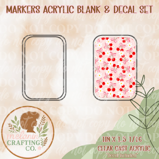 Cherry DaisyX-Ray Markers Decal Included)