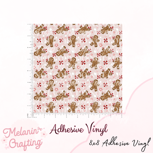 Peppermint Gingerbread Adhesive Vinyl
