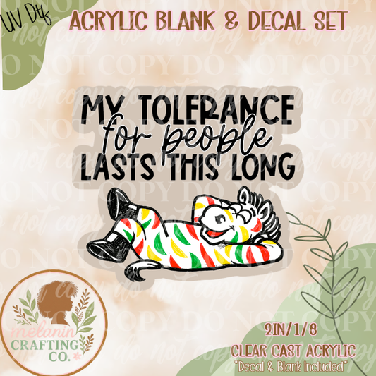 Zero Tolerance UV DTF Acrylic Blank Set