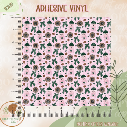 Light Pink Love Starbies Bear Adhesive Vinyl