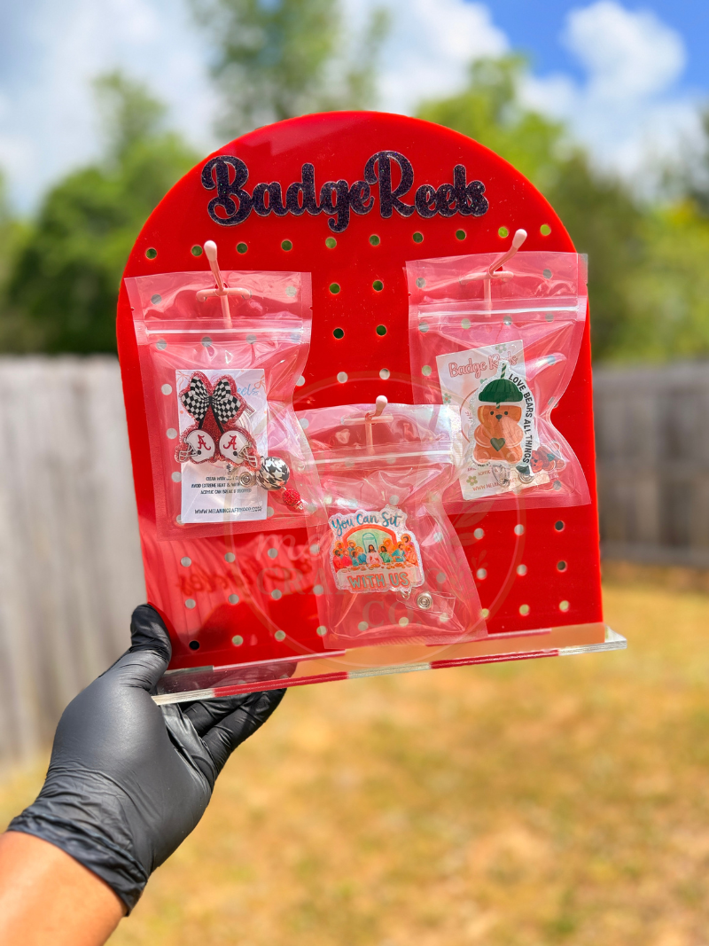 Pegboard Display Sign