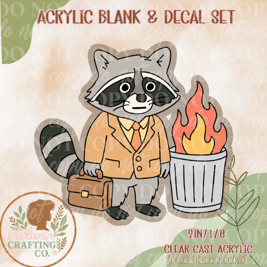 Feral Adult Acrylic Blank & Decal Set