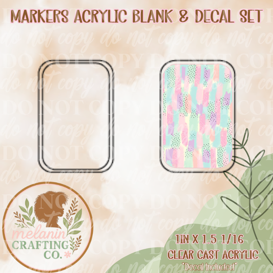 Brushstroke Pattern X-Ray Markers Decal Included)