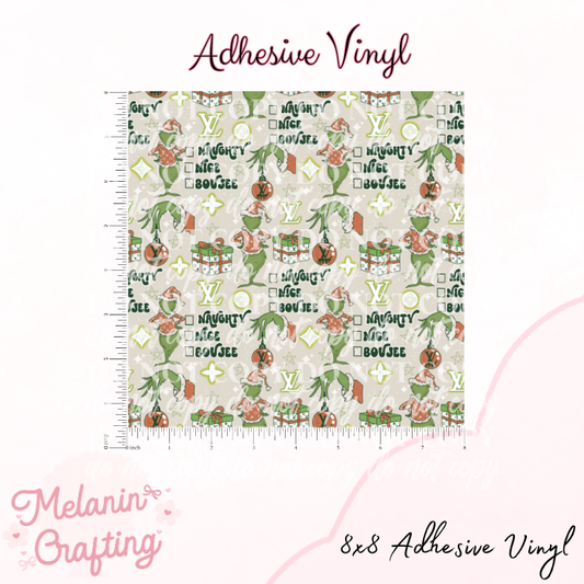 Green Grinch Adhesive Vinyl