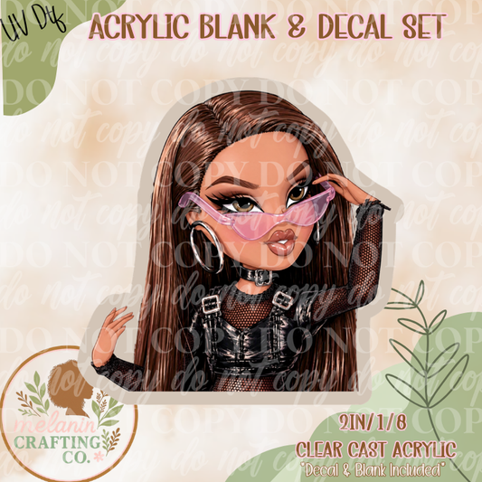 That Girl UV DTF Acrylic Blank Set