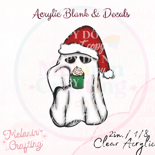 Winter  Ghost Acrylic Blank & Decal Set