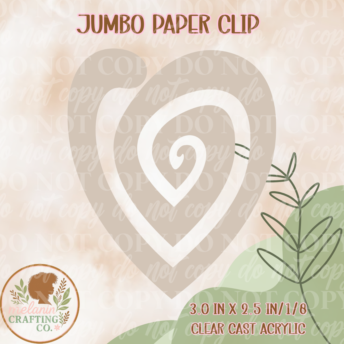 Heart Jumbo Paperclip
