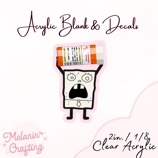 RX Acrylic Blank & Decal Set