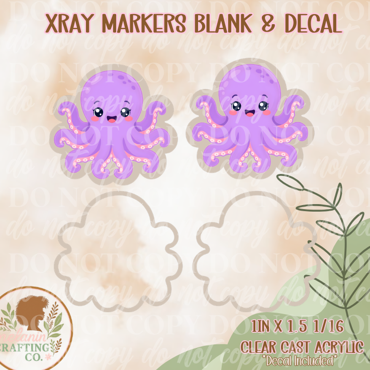 Octopus X-Ray Markers (Decal Included)