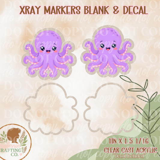 Octopus X-Ray Markers (Decal Included)