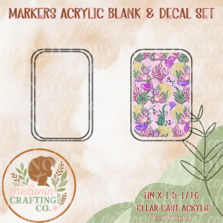 Purple Paradise X-Ray Markers Decal Included)