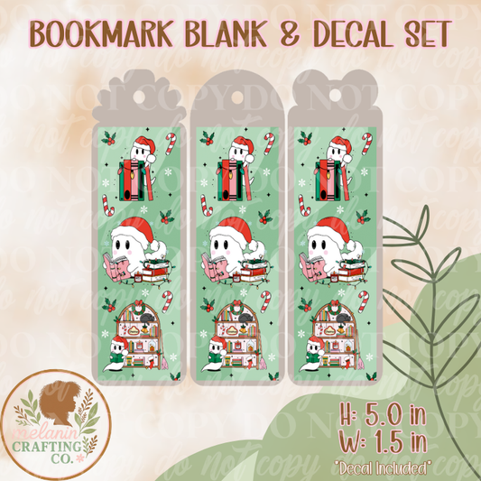 Festive Boo Bookmark (Decal Included)