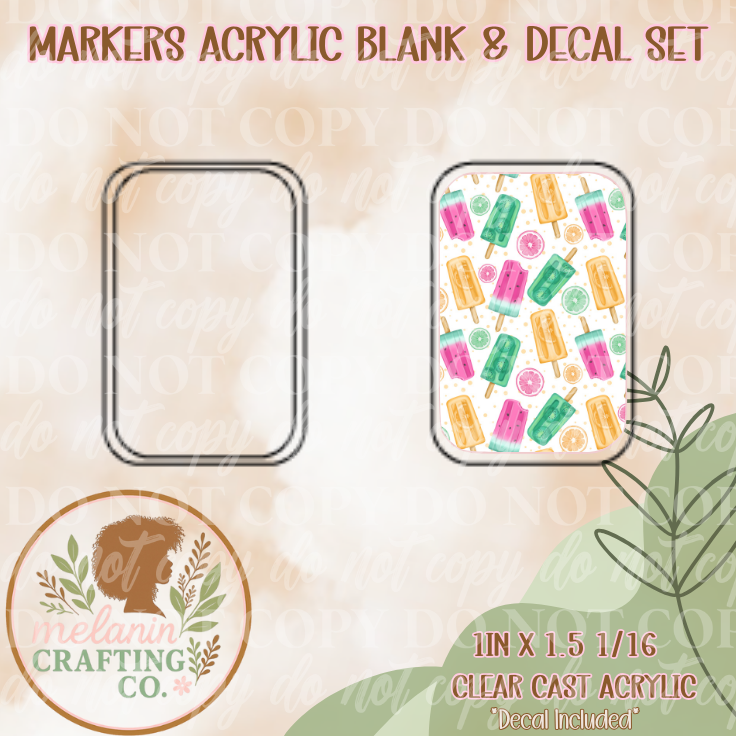 Sweet Tropics X-Ray Markers Decal Included)