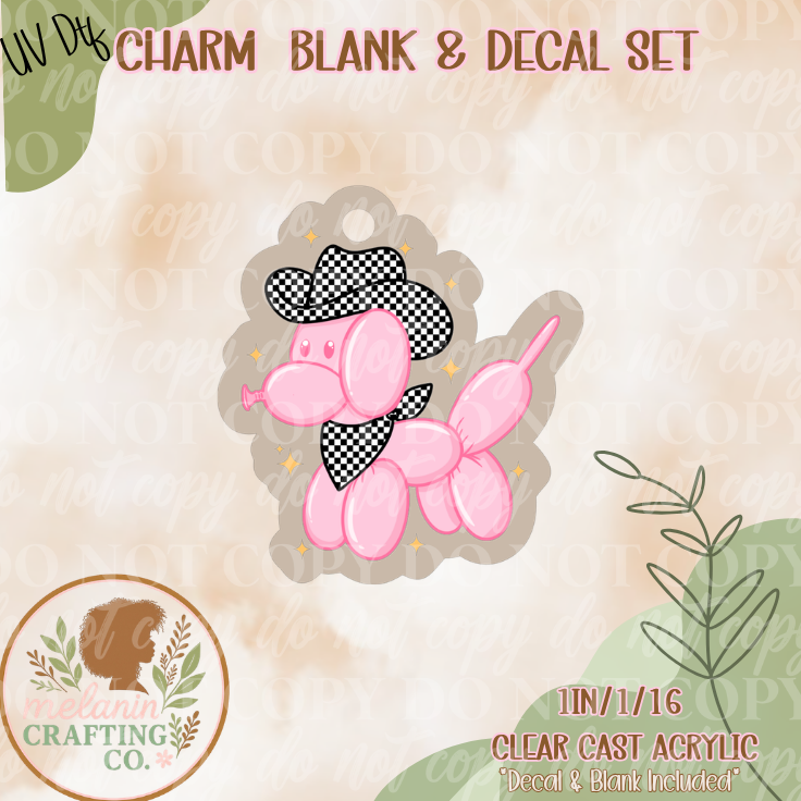 Twisted Dog UV DTF Charm & Decal Set