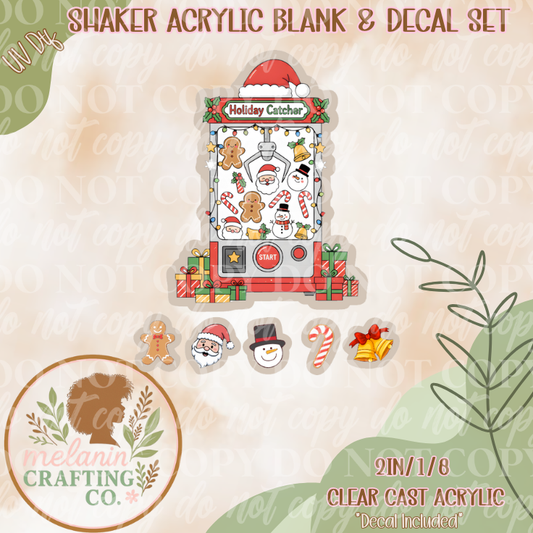 Christmas Shaker UV Dtf Shaker Set